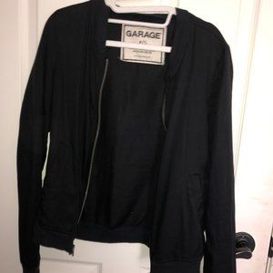 Black Bomber Jacket GARAGE